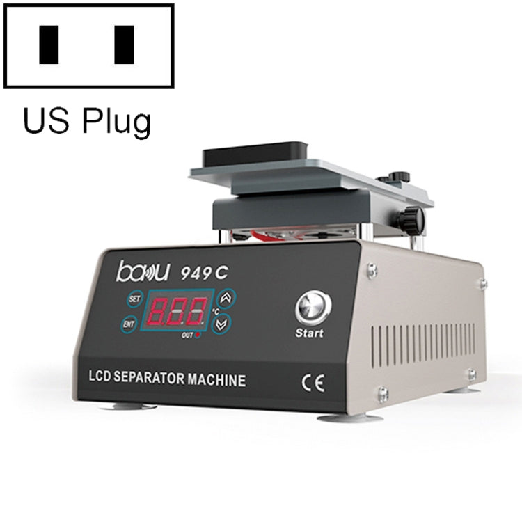 BAKU BA949C Splitter schermo LCD rapido rotante a 360 gradi riscaldato, BA-949C US Plug, BA-949C EU Plug BAKU BA949C Splitter schermo LCD rapido rotante a 360 gradi riscaldato, BA-949C US Plug, BA-949C EU Plug